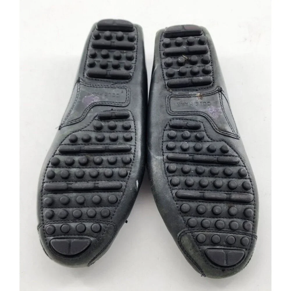 Cole Haan Gunnison II Black Slip On Leather Driving Shoes‎ Men's Size 8 M C05923
